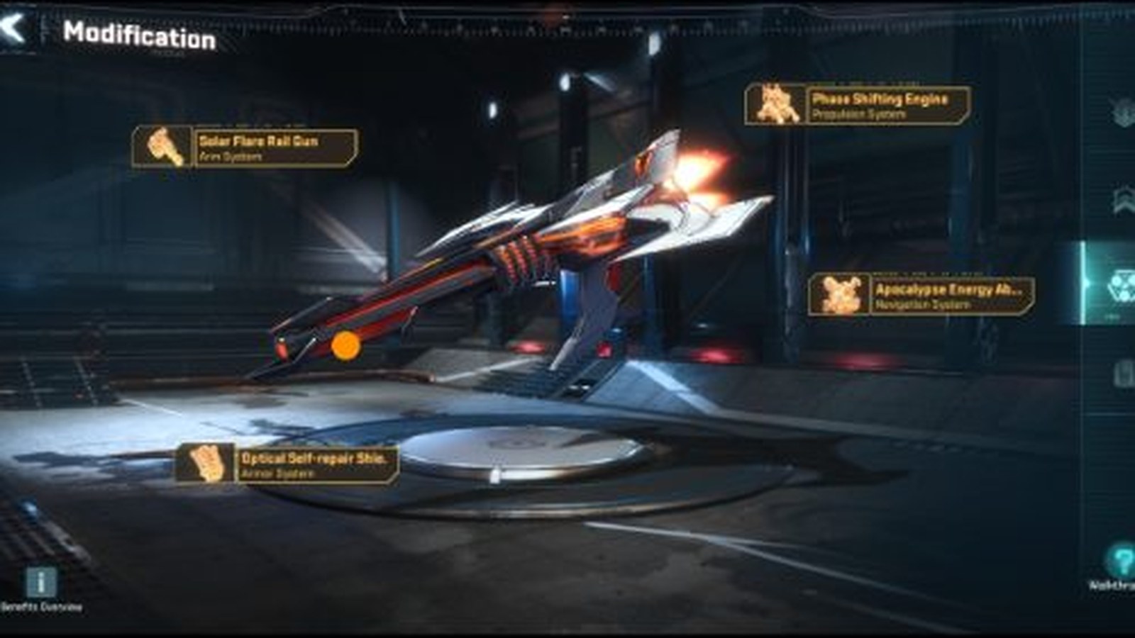 Project Entropy mech modification screen showing weapon and armor systems