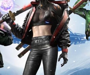 Project Entropy commander with drawn blade