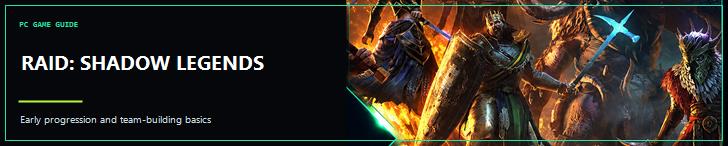 RAID: Shadow Legends editorial banner